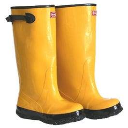 17-In. Waterproof Yellow Boots, Size 14 Fashion