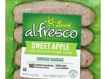 Al Fresco Sweet Apple Chicken Sausage Online now