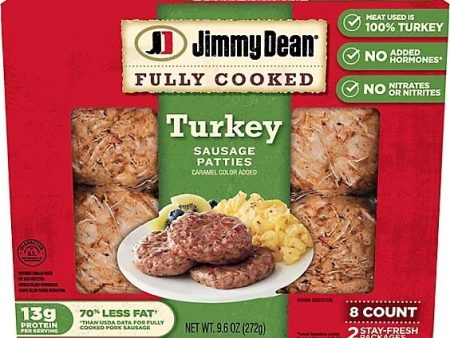 Jimmy Dean Fully Cooked Turkey Sausage 8 count Online Hot Sale