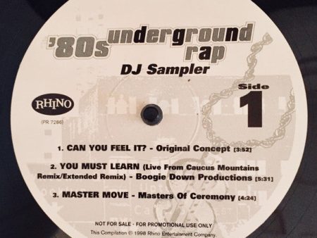 80s Underground Rap DJ Sampler Online Sale