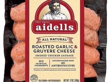 Aidells Roasted Garlic & Gruyère Cheese Smoke Chicken Sausage For Discount