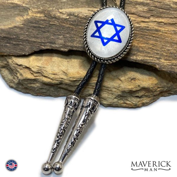 Star of David bolo tie - show your support for Israel Online now