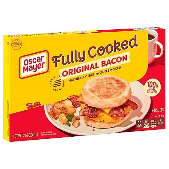 Oscar Mayer Fully Cooked Bacon For Sale