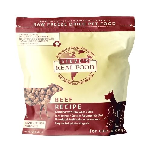 Steve s Real Food Freeze-Dried Raw Dog Food Beef Diet For Cheap