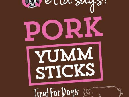 Etta Says! Yum Sticks Pork Dog Treat (24 Count) Online now